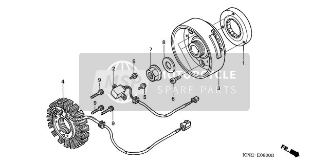 Honda SH125 2003 Generator for a 2003 Honda SH125